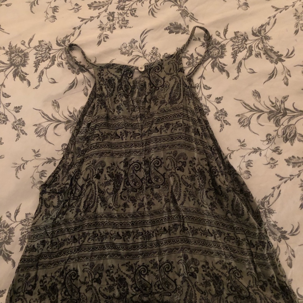 Forever 21 Green and Black Halter Top